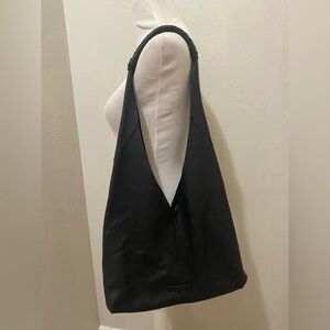 Vince Camuto Pebbled Leather & Suede Slouchy Hobo